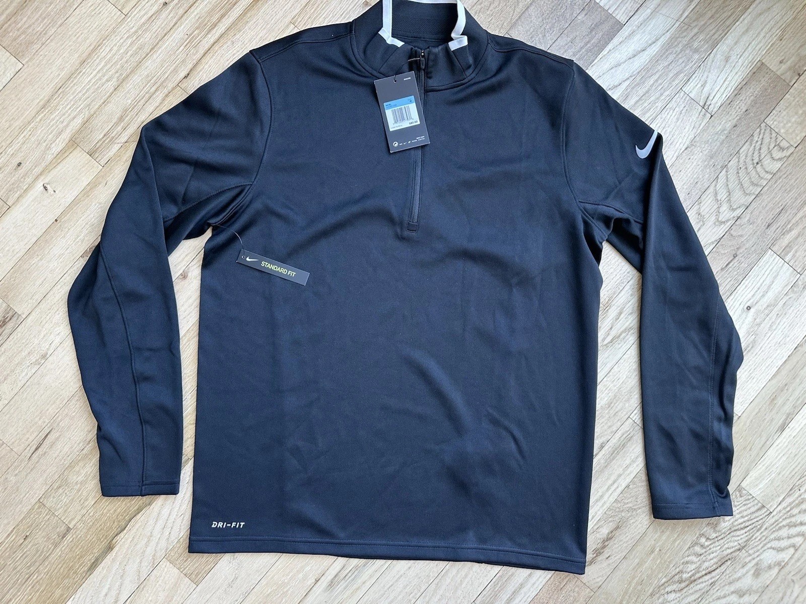 NEW Nike Golf Dri-FIt 1/4 Zip Pullover Black 833282 012 Rory Jacket NWT $80