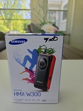 Samsung HMX-W300 Waterproof Pocket HD Digital Video Camcorder, Orange/ Black New