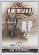 2008 Donruss Threads Baseball Americana Position Materials Dennis Eckersley 0w7