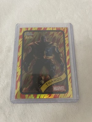 2025 Topps Chrome Marvel Thanos 03/39