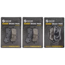 NICHE Brake Pad Set for Ducati Multistrada 1200 S 61341101A Front Rear Organic