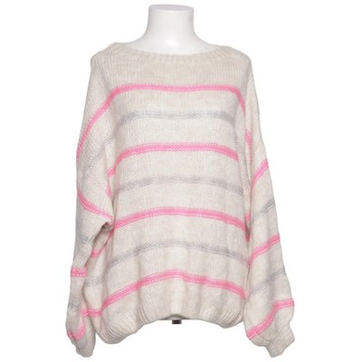 Sassy Classy, Strickpullover, Größe: L, Beige/Pink/Grau, Streifen #vOU