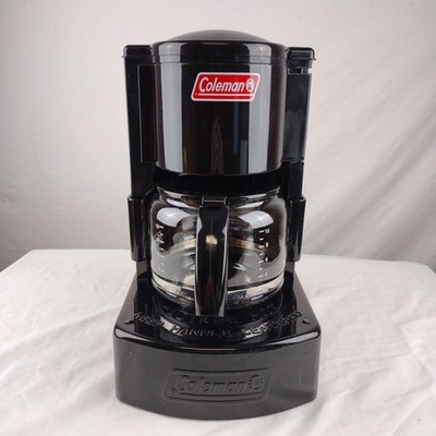 Coleman 5008-700 Camping Stove Drip Coffee Maker 10 Cup With Glass Carafe