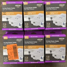 6PK- ULTRA PROGRADE ProLink In-Line Power Outlet with USB Charging Add-On Power
