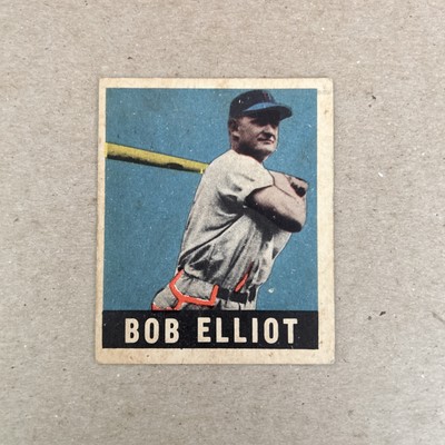 1949 Leaf Baseball Bob Elliott Boston Braves Card #65