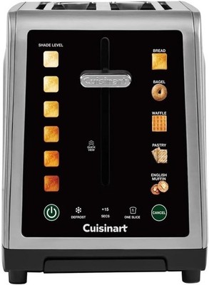 Cuisinart SimpliTouch XL Color Touchscreen 2-Slice Toaster