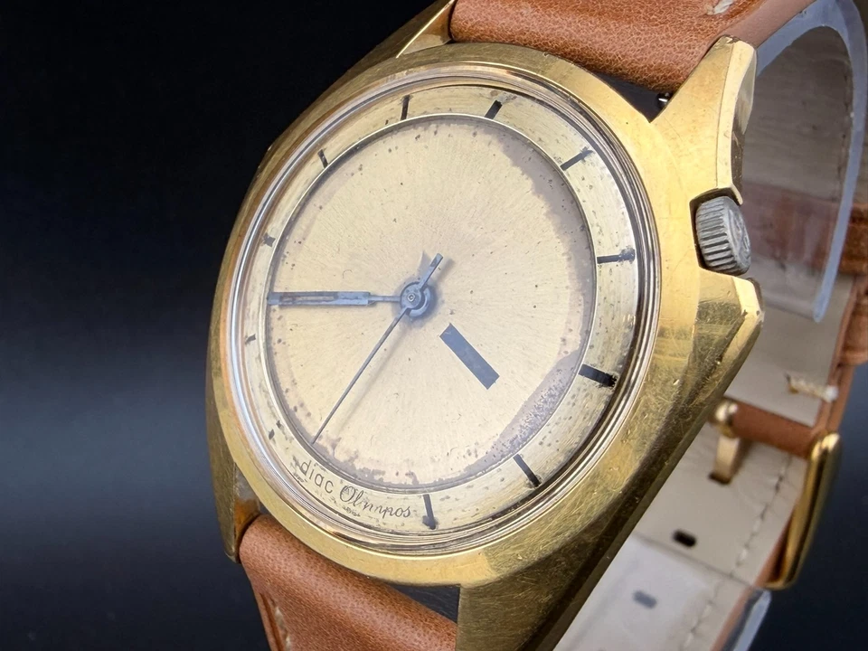 1960's ZODIAC Olympos Men's Automatic Mystery Dial 35mm 703-918 - Image 2 of 4