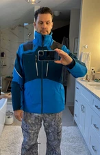 Obermeyer Men's Foundation Jacket Navy/Blue  MED  MSRP $319