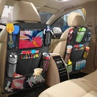 Car Seat Back Organizer & Tablet Holder Multi-Pocket Storage Bag for Kids Travel