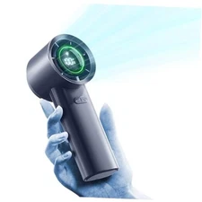 Mini Turbo Jet Fan: Portable Small Pocket Handheld Personal Rechargeable Gray