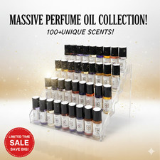 Wholesale 36pcs 1oz Roll-On Body Oils   Designer-Inspired Scents  Free Display