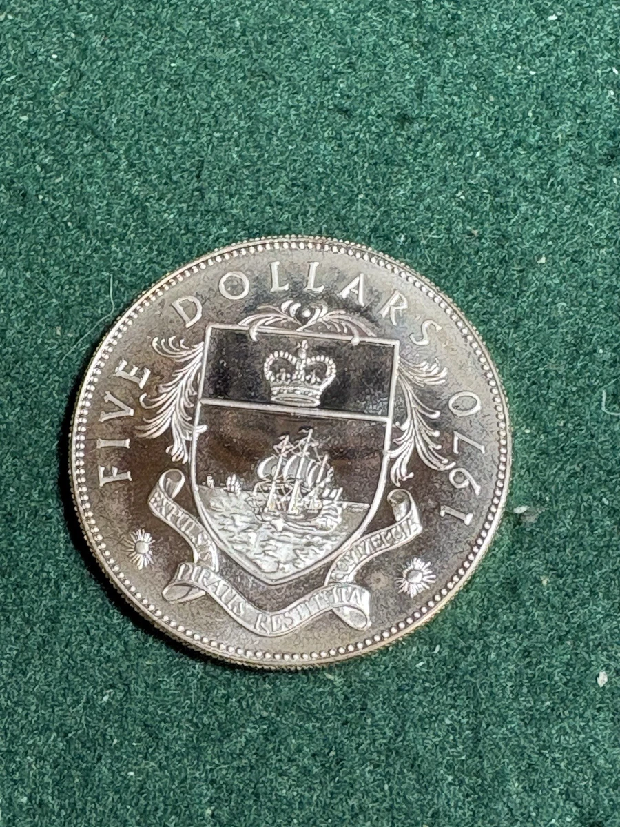银色1970 巴哈马硬币| eBay