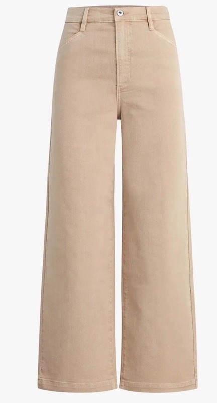 Favorite Daughter The Mischa High Rise Wideleg  Jeans Warm Sand Sz 26 NWOT