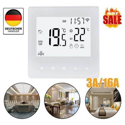 WIFI LCD Smart Thermostat Raumthermostat Raumregler Fußbodenheizung APP Control