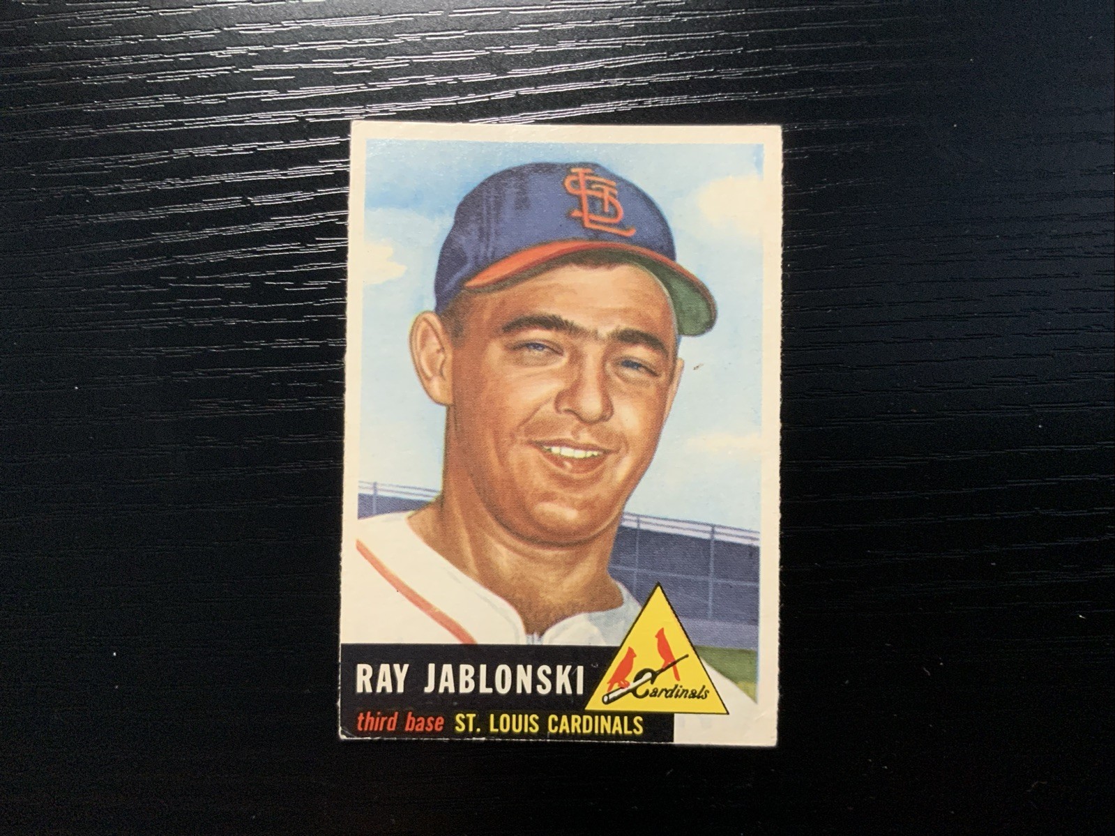 1953 Topps - Ray Jablonski #189 (RC) EX+.    956