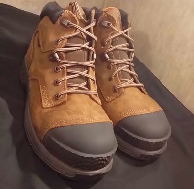 Timberland Pro Mens Helix HD 6  Comp Toe Waterproof Boot Brown Size 9W