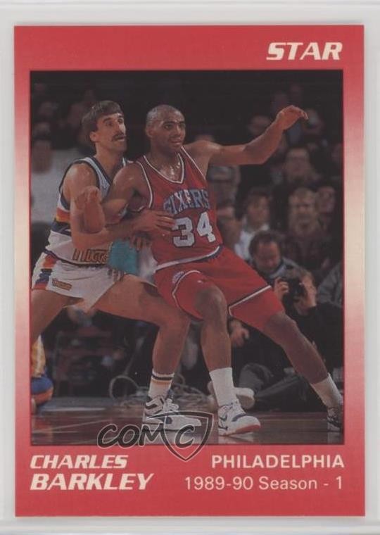 1990-91 Star Charles Barkley Charles Barkley #4 HOF 1f8