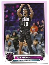 Efe Abogidi 2023-24 Topps G-League Pink /25 Ignite