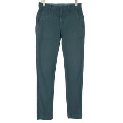 Vintage Levi's Pantalon Chino Homme Slim Stretch Vert Taille W30 L34 - Photo 1/4