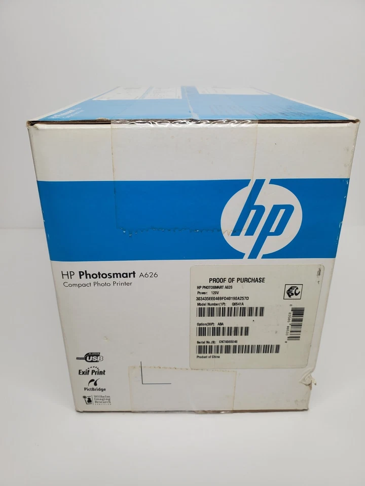 HP Photosmart A626 Digital Photo Inkjet Printer - BRAND NEW in Sealed Box  - Image 4 of 4