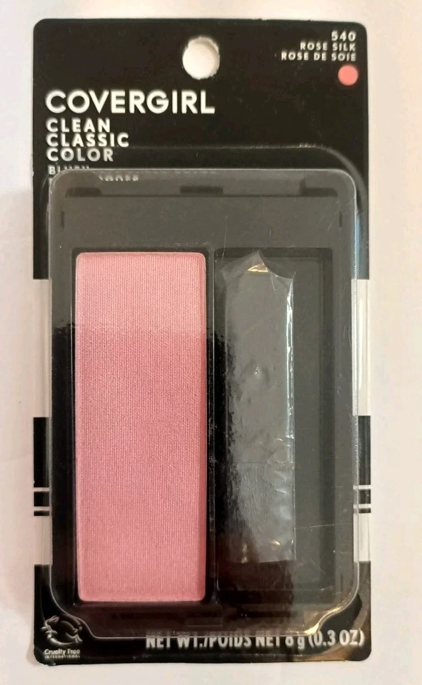 Covergirl Clean Classic Color Blush 540 Rose Silk 0.3oz Sealed Lot of 2 - Image 2 of 4