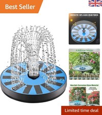 Relaxing Solar Water Fountain with 7 Nozzles – Perfect for Gardens & Ponds