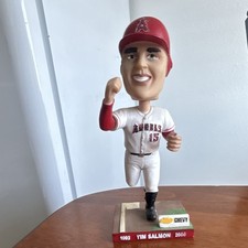 MLB Tim Salmon #15 Baseball Bobblehead 1992-2006 299 Home Runs Hard Plastic