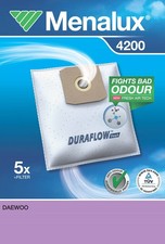 4200, Duraflow, 5 Dust Bags, White