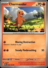 Charmander Common SV: Scarlatto e Viola 151 004/165 Carta Pokemon Fuoco