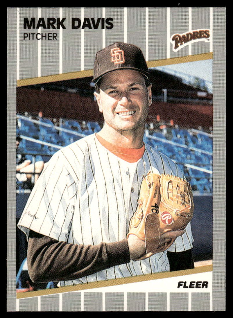 1989 Fleer #303 Mark Davis