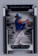 Yolfran Castillo 2025 Leaf Optichrome Baseball 1/1 Pre Production Proof