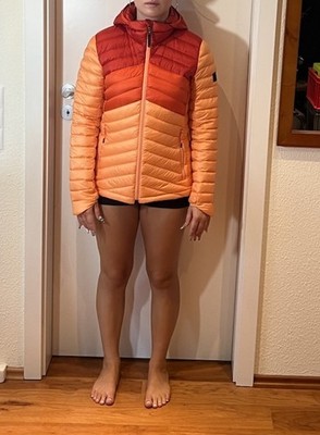 Bogner Fire ICE Leicht Daune 36 Damen Orange Rot