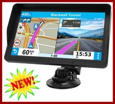 G2U GPS Navigator for Car Truck RV 9 Inch Touch Screen Latest 2025 Map Real Voic