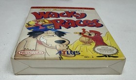 Wacky Races Nintendo NES! CIB! Complete In Box! RARE! Great Shape