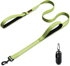 Dog Leash, Heavy Duty Dog Leash, Leashes for Large Breed Dogs, Double Handle Dog