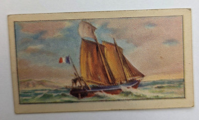 1935 Raydex Sailing Craft #4 French Lugger