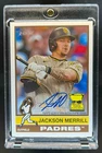 2025 Topps Heritage Jackson Merrill Real One Auto #ROA-JME Padres