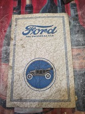 Model T Ford Original Manual- Book 24 Pages On The Model T Tt Truck See Photo