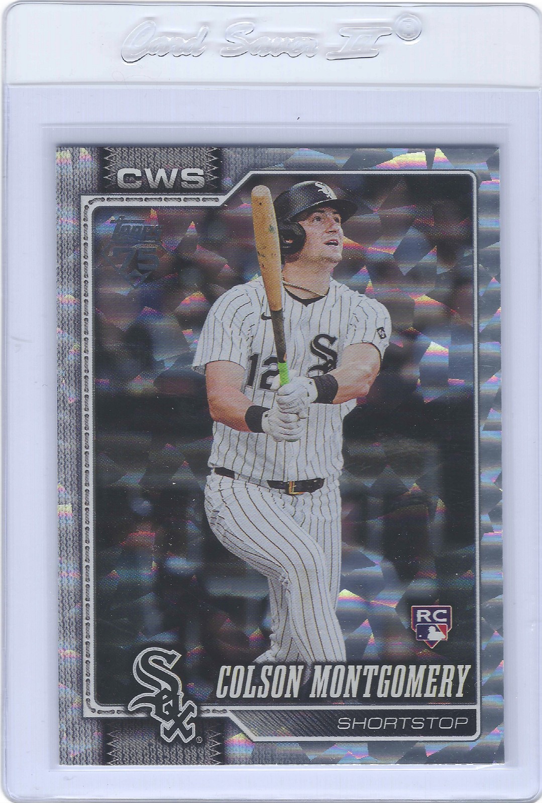 2026 Topps #157 Colson Montgomery Silver Crackle Foil RC