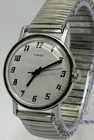Vintage 1976 Timex Mercury Mechanical/Stainless Bracelet Men's Watch 35mm Runs