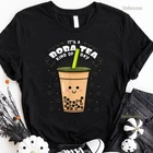 Boba Bubble Tea Shirt Cute Tapioca Drink Lover Kawaii Gift Idea Unisex T-Shirt