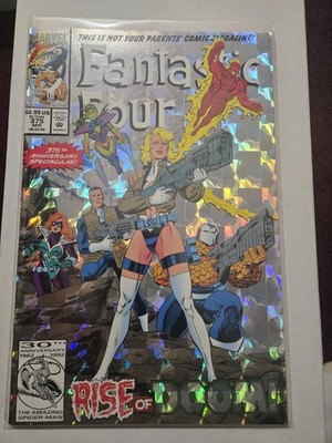 Fanrastic Four (Vol. 1) No. 375 Foil cover Marvel Co. NM/M Condition