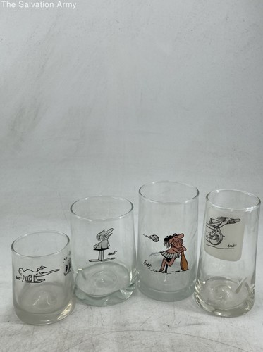 Vintage Arby's 1981 B.C. Ice Age Collector Series Featuring Wiley Glasses Lot 5