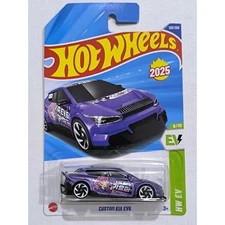 2025 Hot Wheels Case F Custom Kia EV6 HW EV International Card #120 Lavender