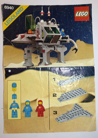 VINTAGE SPACE LEGO 6940 ALIEN MOON STALKER COMPLETE w/ MANUAL