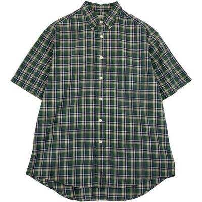 Used 90'S GAP Old Gap Short-Sleeve Button-Down Check Shirt Men's Size M (app...