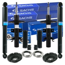 4x SACHS Stoßdämpfer Satz + Domlager Staubmanschette vorne hinten für VW T5 T6