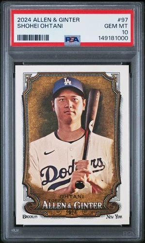 2024 Topps Allen & Ginter Shohei Ohtani #97 PSA 10 GEM MINT Los Angeles Dodgers