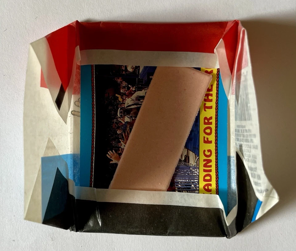 1987 WWF-O-pee-Chee-Andre The Giant#2-Pack Fresh++Opened Pack With Card And Gum - Image 4 of 4