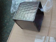 12  Metal  Square  Napkin  Rings  Bronzed Antique Look  NEW